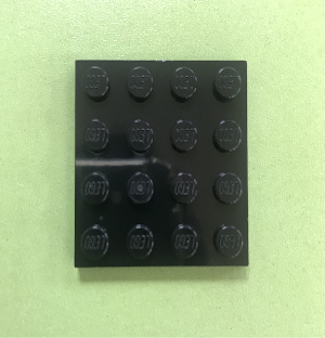 레고 4x4 바닥 플레이트 (검정색)